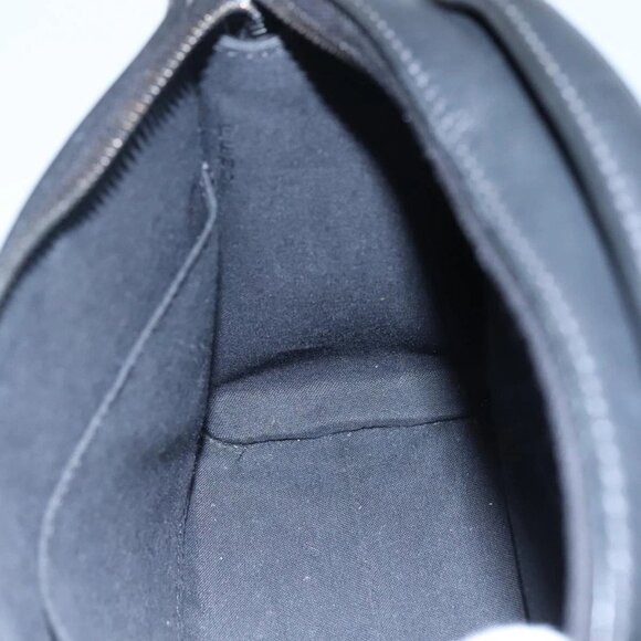 FENDI Hand Bag Leather 2way Black Auth PP274V - Picture 12 of 16